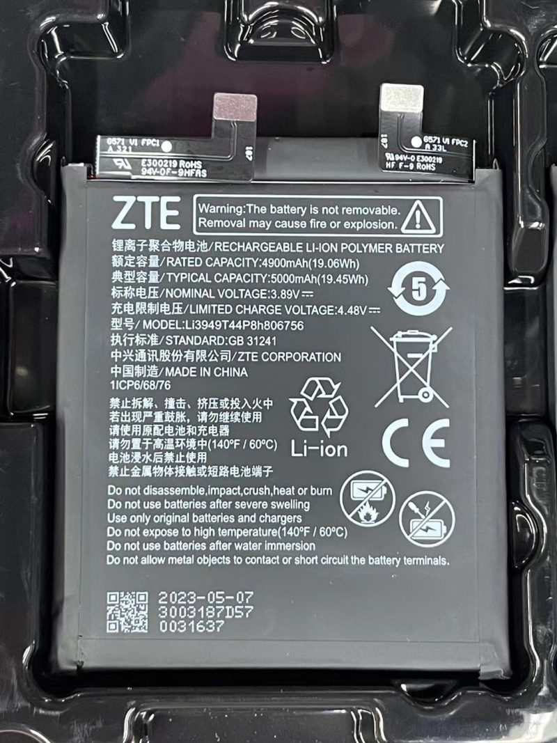 Pin ZTE Nubia Z50 Ultra NX712J Li3949T44P8h806756