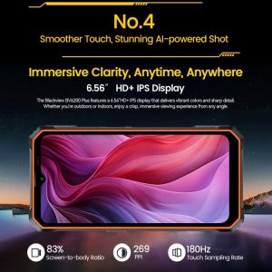 Blackview BV6200 Plus, 11000mAh, 8GB+256GB, IP68/IP69K/MIL-STD-810H, 6.56 inch Android 14 Unisoc UMS9230 T606 Octa Core, Mạng: 4G, OTG, NFC 42 Blackview BV6200 Plus 14