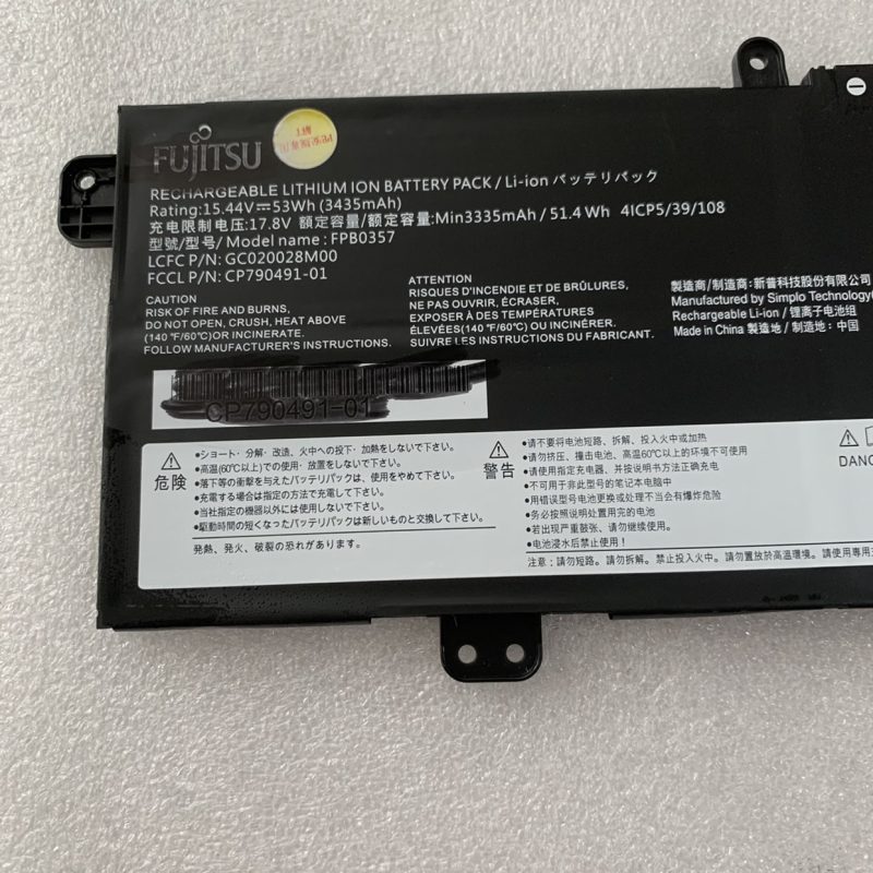 Pin Fujitsu FPB0357 FMV LIFEBOOK CH75/E3 CH90/E3 CP790491-01 GC020028M00 - Hình ảnh 3