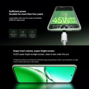 OPPO A3 5G, 8GB+128GB, Vân tay màn hình, 6.7 inch ColorOS 14.0 Qualcomm Snapdragon 695 5G Octa Core, OTG 31 OPPO A3 10