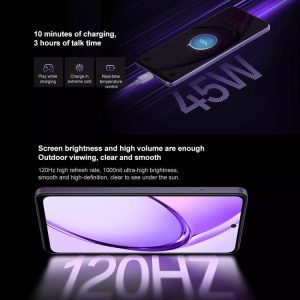 OPPO A3i 5G, 8GB+128GB, Vân tay bên hông, 6,67 inch ColorOS 14.0 Dimensity 6300 Octa Core 24 OPPO A3i 5G 9