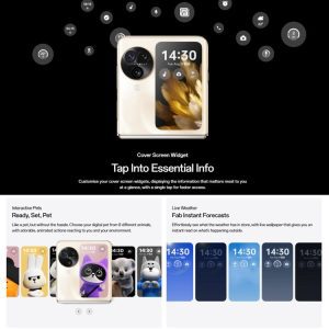 OPPO Find N3 Flip AI, 12GB+256GB, Face ID & Nhận dạng vân tay cạnh bên, Màn hình 6,8 inch + 3,26 inch ColorOS 13.2 Dimensity 9200 Octa Core, Mạng: 5G 33 OPPO Find N3 Flip 11