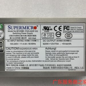 Mô-đun nguồn dự phòng máy chủ Supermicro Inspur PWS-920P-SQ PWS-920-1R 920W 12 PWS 920P SQ PWS 920 1R 1