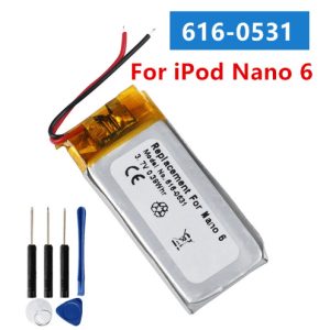 Pin Apple ipod Nano6 6G MP3 616-0531