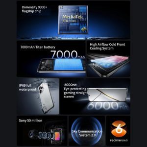 Realme Neo7 5G 6.78 inch Android 15 / Realme UI 6.0 MediaTek Dimensity 9300+ Octa Core, NFC, Hỗ trợ Google Play 32 Realme Neo7 8