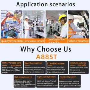 Máy tính bảng CENAVA A88ST chống va đập chống nước IP68 Rugged Tablet PC, 4GB+64GB, 8 inch Android 11 MTK6771 Octa Core, 4G Network 19 CENAVA A88ST 8