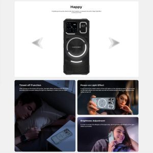 Điện thoại DOOGEE Blade GT Ultra chắc chắn, 16GB+512GB, 6,72 inch Android 14 MediaTek Dimensity 7300 Octa Core, Mạng: 5G, OTG, NFC, Hiệu ứng đèn LED 48 DOOGEE Blade GT Ultra 10