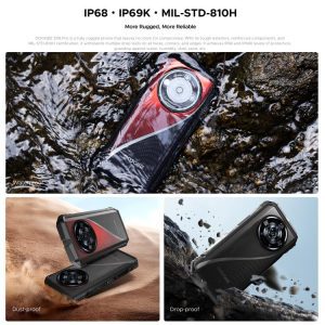 Điện thoại DOOGEE S118 Pro chắc chắn, 8GB + 512GB, 6,6 inch Android 14 MediaTek Dimensity 7050 Octa Core, Mạng: 5G, OTG, NFC 57 DOOGEE S118 Pro 14