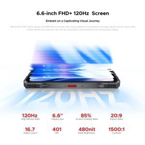 Điện thoại DOOGEE S118 Pro chắc chắn, 8GB + 512GB, 6,6 inch Android 14 MediaTek Dimensity 7050 Octa Core, Mạng: 5G, OTG, NFC 45 DOOGEE S118 Pro 26