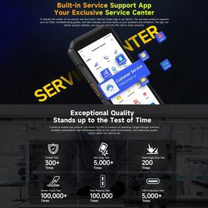 Ulefone Armor X32 Pro 5G, 8GB+256GB, Camera chụp đêm, Điện thoại chắc chắn IP68/IP69K, 5,65 inch Android 14 MediaTek Dimensity 6300 Octa Core, Mạng: 5G, NFC, OTG 26 Pin Ulefone Armor X32 Pro 7