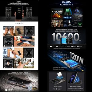 Điện thoại siêu bền Ulefone Armor 28, 16GB+1TB, Camera chụp đêm, 10600mAh, Màn hình AMOLED 6.67 inch Android 14 MediaTek Dimensity 9300+ Octa Core, Mạng: 5G, NFC 24 Ulefone Armor 28 4