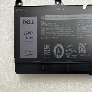 Pin Dell Precision 16-7670 Type X9FTM 965V4 5JMD8 93Wh 8 X9FTM 1