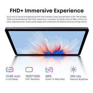 Máy tính bảng CHUWI AUPad 10,95 inch, 8GB + 128GB, Android 14, Qualcomm Snapdragon 685 Octa Core 26 CHUWI AUPad 11