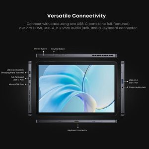 Máy tính bảng CHUWI Hi10 X1 10,1 inch có bàn phím, 8GB+256GB, Windows 11 Home, Intel Alder Lake N100 Quad Core 27 CHUWI Hi10 X1 2