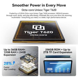 Máy tính bảng Blackview MEGA 8, 12GB+256GB, 13 inch Android 15 Unisoc Tiger T620 Octa Core, Mạng: 4G, Phiên bản toàn cầu có Google Play 32 Blackview MEGA 8 11