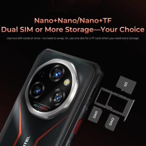 Điện thoại Oukitel WP55 Pro 5G bền bỉ, 16GB+512GB, Camera 108MP, Nhận dạng vân tay, 6,6 inch Android 15 MediaTek Dimensity 7025 Octa Core, NFC, OTG, Mạng: 5G 27 Oukitel WP55 10