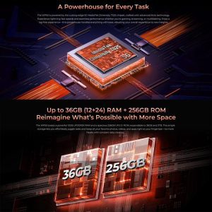 Điện thoại Oukitel WP55 Pro 5G bền bỉ, 16GB+512GB, Camera 108MP, Nhận dạng vân tay, 6,6 inch Android 15 MediaTek Dimensity 7025 Octa Core, NFC, OTG, Mạng: 5G 33 Oukitel WP55 4