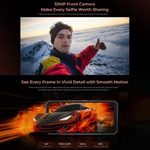 Điện thoại Oukitel WP55 Pro 5G bền bỉ, 16GB+512GB, Camera 108MP, Nhận dạng vân tay, 6,6 inch Android 15 MediaTek Dimensity 7025 Octa Core, NFC, OTG, Mạng: 5G 30 Oukitel WP55 7