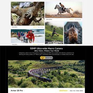 Điện thoại bền bỉ Ulefone Armor 28 Pro 5G, 16GB+512GB, Camera chụp đêm, 10600mAh, 6,67 inch + 1,04 inch Android 15 MediaTek Dimensity 7300 Octa Core, Mạng: 5G, NFC 40 Ulefone Armor 28 Pro 14