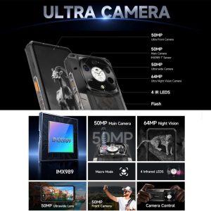 Điện thoại bền bỉ Ulefone Armor 28 Pro 5G, 16GB+512GB, Camera chụp đêm, 10600mAh, 6,67 inch + 1,04 inch Android 15 MediaTek Dimensity 7300 Octa Core, Mạng: 5G, NFC 38 Ulefone Armor 28 Pro 16