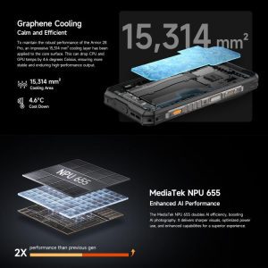 Điện thoại bền bỉ Ulefone Armor 28 Pro 5G, 16GB+512GB, Camera chụp đêm, 10600mAh, 6,67 inch + 1,04 inch Android 15 MediaTek Dimensity 7300 Octa Core, Mạng: 5G, NFC 36 Ulefone Armor 28 Pro 18