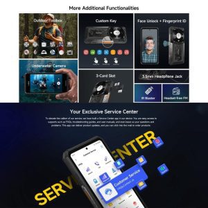 Điện thoại bền bỉ Ulefone Armor 28 Pro 5G, 16GB+512GB, Camera chụp đêm, 10600mAh, 6,67 inch + 1,04 inch Android 15 MediaTek Dimensity 7300 Octa Core, Mạng: 5G, NFC 52 Ulefone Armor 28 Pro 2