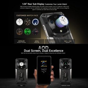 Điện thoại bền bỉ Ulefone Armor 28 Pro 5G, 16GB+512GB, Camera chụp đêm, 10600mAh, 6,67 inch + 1,04 inch Android 15 MediaTek Dimensity 7300 Octa Core, Mạng: 5G, NFC 45 Ulefone Armor 28 Pro 9