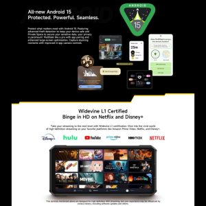 Ulefone Armor 30 4G, 12GB+512GB, Camera chụp đêm, Điện thoại chắc chắn IP68/IP69K, 6,95 inch Android 15 MediaTek Helio G100 Octa Core, NFC, OTG 42 Ulefone Armor 30 18