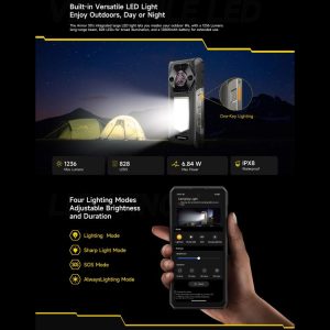 Ulefone Armor 30 4G, 12GB+512GB, Camera chụp đêm, Điện thoại chắc chắn IP68/IP69K, 6,95 inch Android 15 MediaTek Helio G100 Octa Core, NFC, OTG 29 Ulefone Armor 30 5