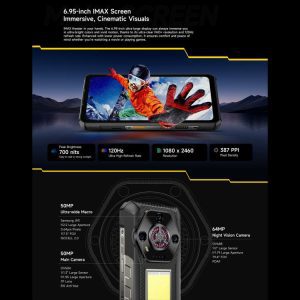 Ulefone Armor 30 4G, 12GB+512GB, Camera chụp đêm, Điện thoại chắc chắn IP68/IP69K, 6,95 inch Android 15 MediaTek Helio G100 Octa Core, NFC, OTG 33 Ulefone Armor 30 9