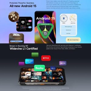 Điện thoại máy chiếu Ulefone Armor 34 Pro 5G, 16GB+512GB, Camera chụp đêm, pin 25500mAh, IP68/IP69K, 6,95 inch Android 15 MediaTek Dimensity 7300 Octa Core, NFC, OTG 39 Ulefone Armor 34 Pro 3 1