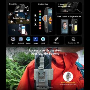 Điện thoại bền bỉ Ulefone Armor 33 4G 25500mAh, 12GB + 512GB, 6,95 inch Android 15 MediaTek Helio G100 Octa Core, OTG, NFC, Đèn LED 49 Ulefone Armor 33 21