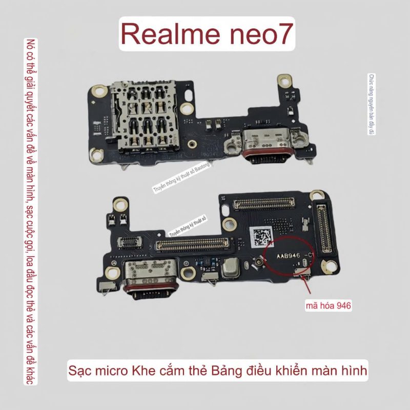 Bo sạc Realme Neo7 mã AAB946