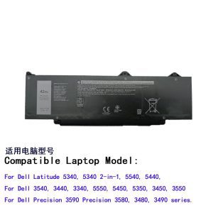 Pin Dell Latitude 5340 2 in 1 3540 3440 3340 5450 Precision 3480 3580 3490 JTG7N