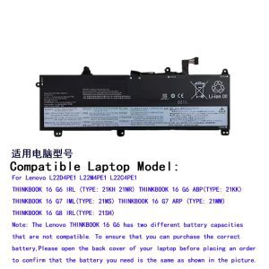 Pin Lenovo ThinkBook 16 G6 G7 L22D4PE1 L22C4PE1 L22M4PE1