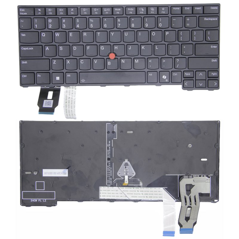 Bàn phím Lenovo ThinkPad T14 Gen5 P14S L14 Gen5 có đèn nền chú ý logo - Ảnh 3