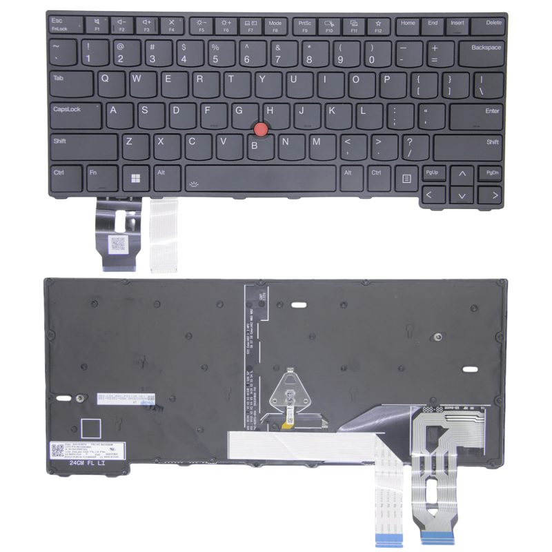 Bàn phím Lenovo ThinkPad T14 Gen5 P14S L14 Gen5 có đèn nền chú ý logo - Ảnh 4