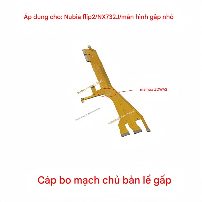 Cáp gập Zte Nubia Flip2 NX732J
