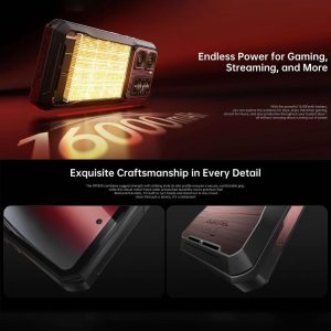 Điện thoại bền bỉ Oukitel WP300 kèm đồng hồ, 12GB+512GB, 16000mAh, 6.8 inch Android 15 MediaTek Dimensity 7050 Octa Core, NFC, OTG 32 Oukitel WP300 13