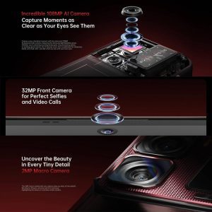 Điện thoại bền bỉ Oukitel WP300 kèm đồng hồ, 12GB+512GB, 16000mAh, 6.8 inch Android 15 MediaTek Dimensity 7050 Octa Core, NFC, OTG 33 Oukitel WP300 14