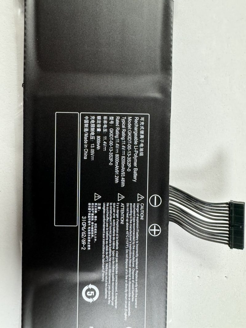 Pin Future Human QC7 Ningmei GDL700 GKIDT-00-13-3S2P-0 - Ảnh 3