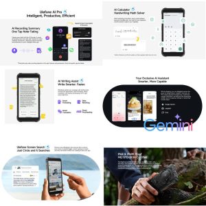 Ulefone RugKing, 8GB+256GB, Điện thoại bền bỉ IP68/IP69K, 5,99 inch Android 15 Unisoc T7255 Octa Core, Mạng: 4G, NFC, OTG 23 Ulefone RugKing 4