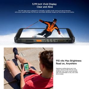 Ulefone RugKing, 8GB+256GB, Điện thoại bền bỉ IP68/IP69K, 5,99 inch Android 15 Unisoc T7255 Octa Core, Mạng: 4G, NFC, OTG 28 Ulefone RugKing 9