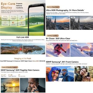 Blackview XPLORE 2, 20000mAh, 6.73 inch Android 15 Dimensity 8300 MT6897 Octa Core, Mạng: 5G, OTG, NFC 34 Blackview XPLORE 2 11