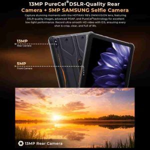 Máy tính bảng HOTWAV Tab R10 Pro IP68/IP69K siêu bền,10800mAh, 8GB+256GB, màn hình 10.1 inch, Android 14, chip Unisoc T606 Octa Core, mạng 4G, phiên bản toàn cầu có Google Play 31 HOTWAV Tab R10 Pro 20