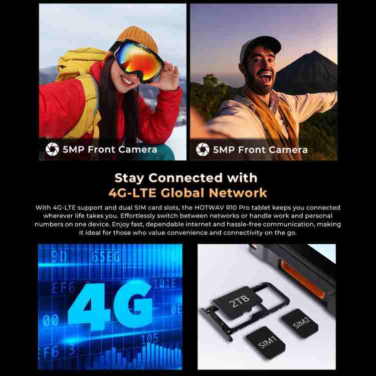 Máy tính bảng HOTWAV Tab R10 Pro IP68/IP69K siêu bền,10800mAh, 8GB+256GB, màn hình 10.1 inch, Android 14, chip Unisoc T606 Octa Core, mạng 4G, phiên bản toàn cầu có Google Play 17 Máy tính bảng HOTWAV Tab R10 Pro IP68/IP69K siêu bền,10800mAh, 8GB+256GB, màn hình 10.1 inch, Android 14, chip Unisoc T606 Octa Core, mạng 4G, phiên bản toàn cầu có Google Play - Ảnh 15