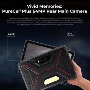 Máy tính bảng bền bỉ HOTWAV Tab R9 Plus IP68/IP69K, 8GB+512GB, 11 inch Android 14 Unisoc T7280 Octa Core 4G, Phiên bản toàn cầu có Google Play 30 HOTWAV Tab R9 Plus 10