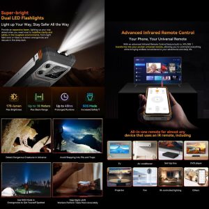 Blackview XPLORE 1 5G, 20000mAh, 6.78 inch Android 15 Dimensity 7050 MT8791V/HZA Octa Core, OTG, NFC 50 Blackview XPLORE 1 22