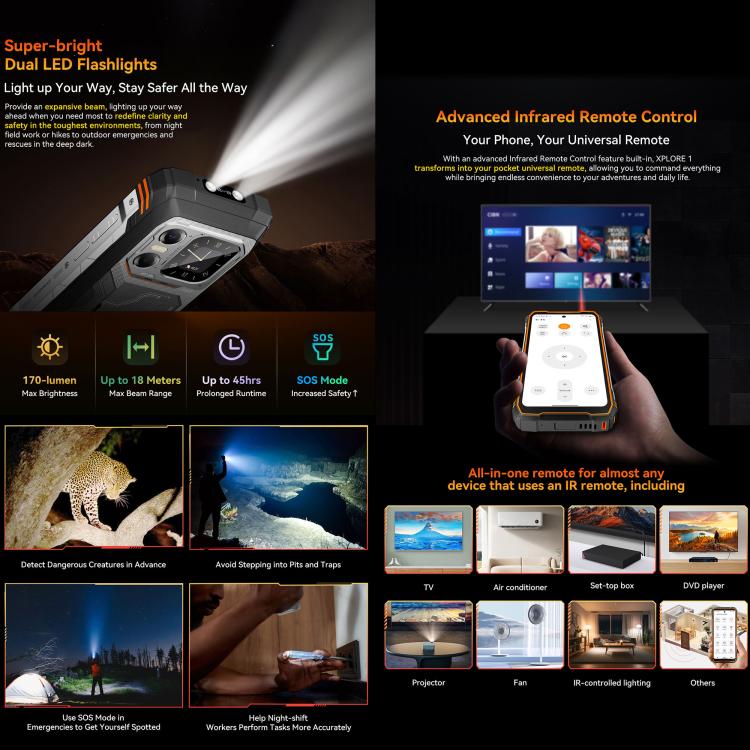 Blackview XPLORE 1 5G, 20000mAh, 6.78 inch Android 15 Dimensity 7050 MT8791V/HZA Octa Core, OTG, NFC 25 Blackview XPLORE 1 5G, 20000mAh, 6.78 inch Android 15 Dimensity 7050 MT8791V/HZA Octa Core, OTG, NFC - Ảnh 24