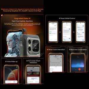 Blackview XPLORE 1 5G, 20000mAh, 6.78 inch Android 15 Dimensity 7050 MT8791V/HZA Octa Core, OTG, NFC 51 Blackview XPLORE 1 23